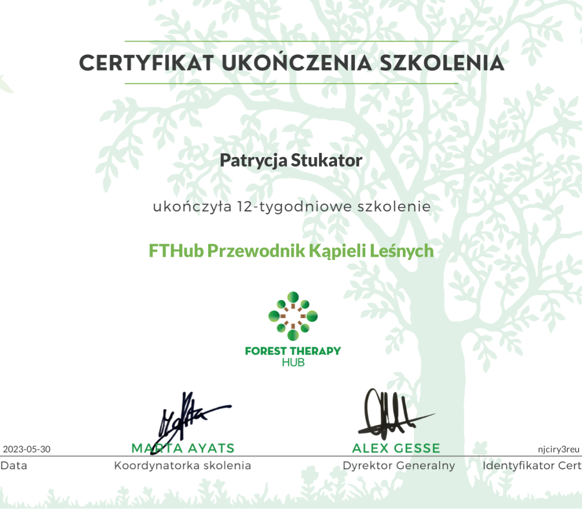 certyfikat-forest-teraphy-hub-przewodniczka
